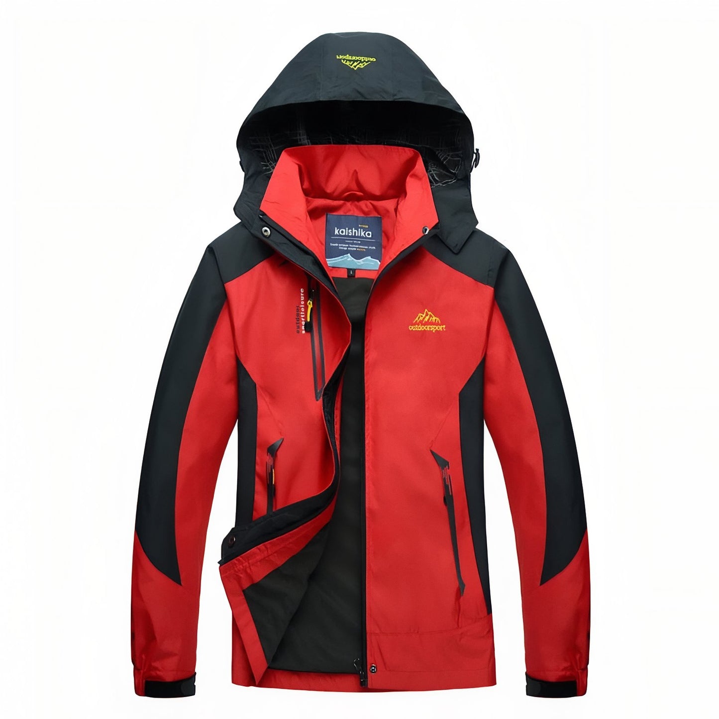 Veste Randonnée Femme Imperméable Et Respirante - Rouge