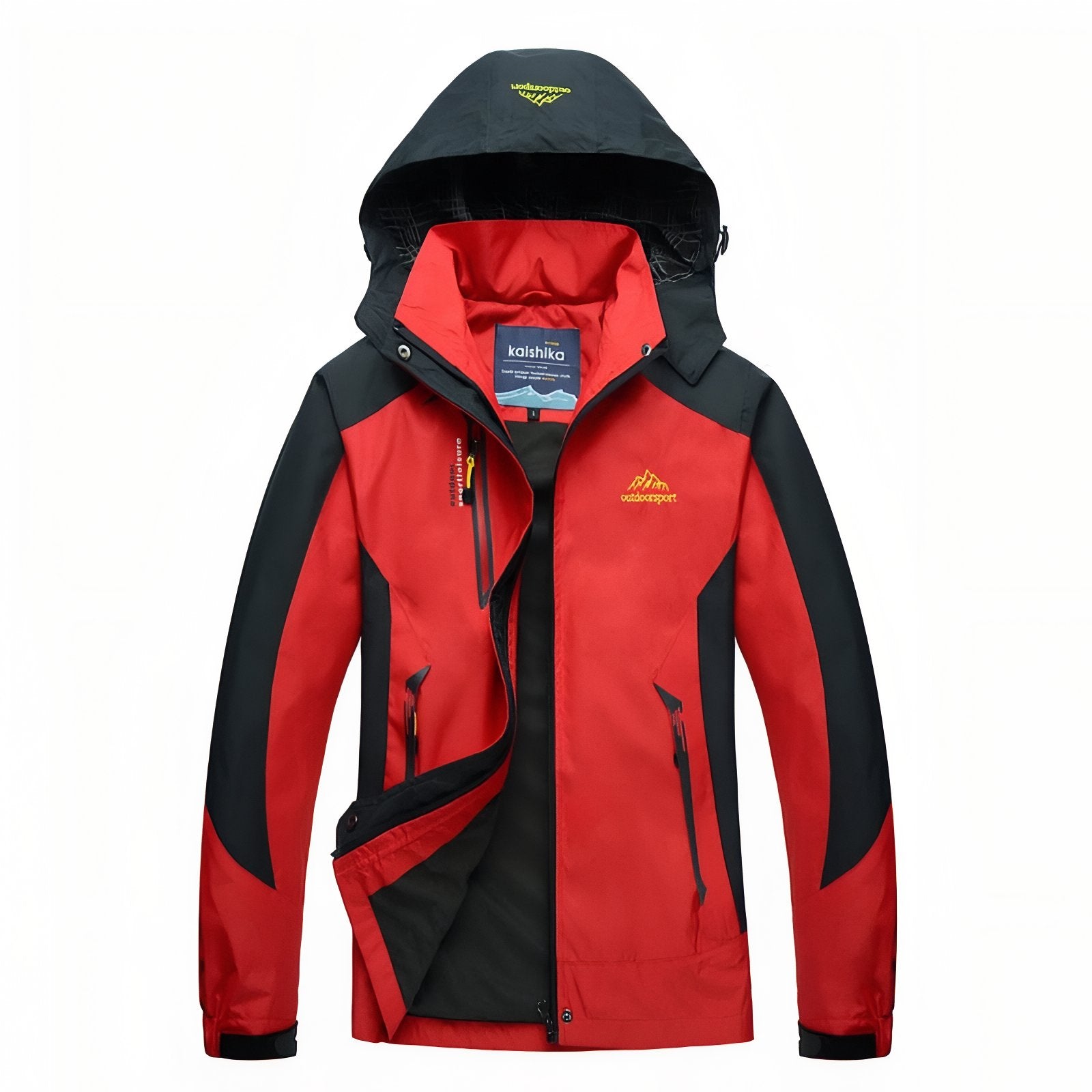 Veste Randonnée Femme Imperméable Et Respirante - Rouge