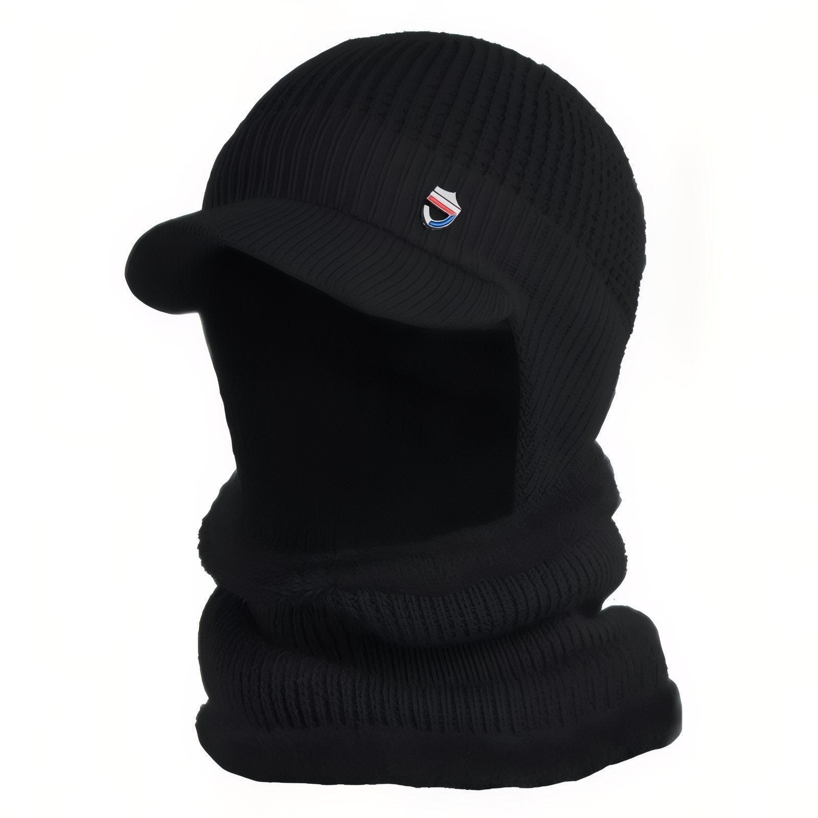 Casquette Cagoule Homme - Noir Ébène - 56-60cm