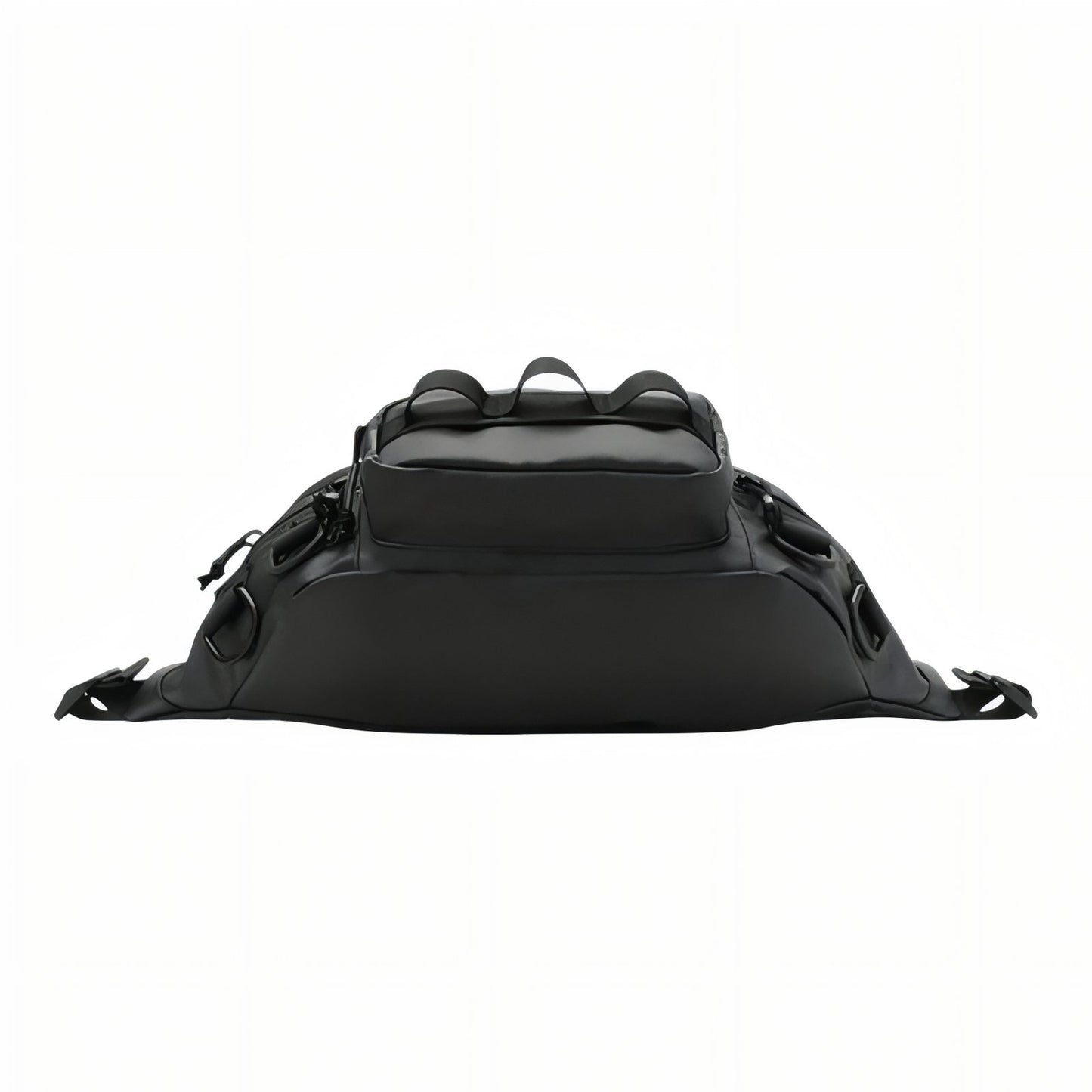 Sac Banane Pour Randonnée vue latérale - Noir Ébène