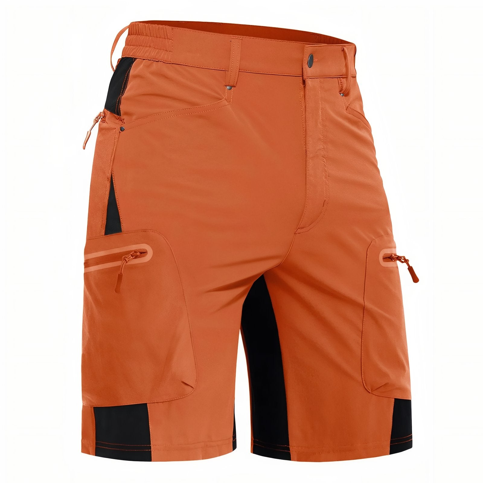 Short de Randonnée Homme Imperméable - Orange