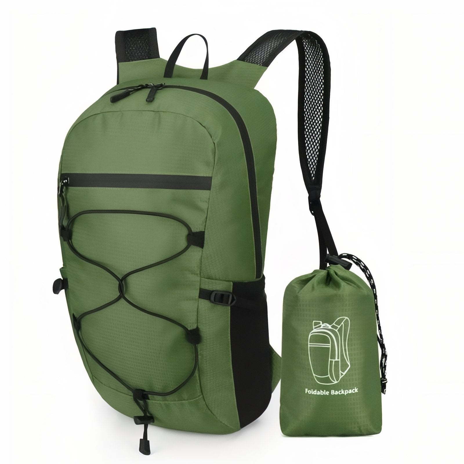 Sac à Dos Pliable et Imperméable - Vert armée