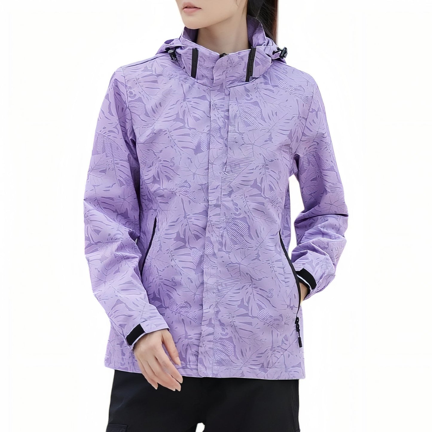 Veste Imperméable Randonnée Femme portée à la main - Rose 1 - Violet 1 - Vert Femme - Violet 2 - Rose 2 - Noir - Blanc
