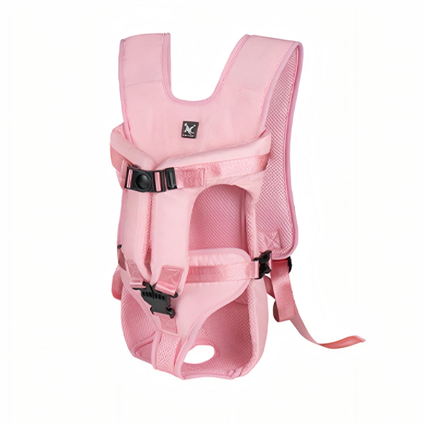 Porte Chien Ventral Randonnée - Rose Pâle