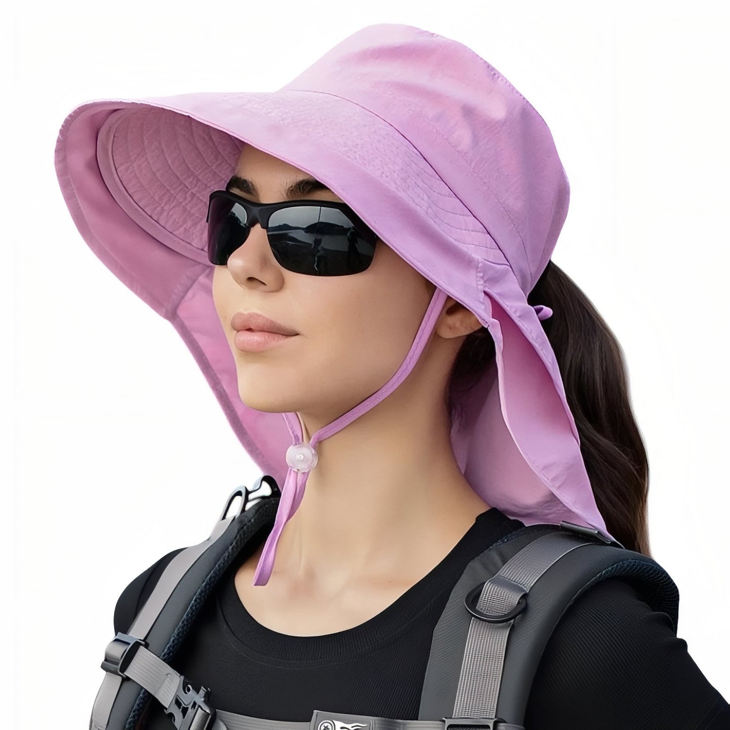Chapeau Soleil Randonnée Femme - Lavande - 56-58cm