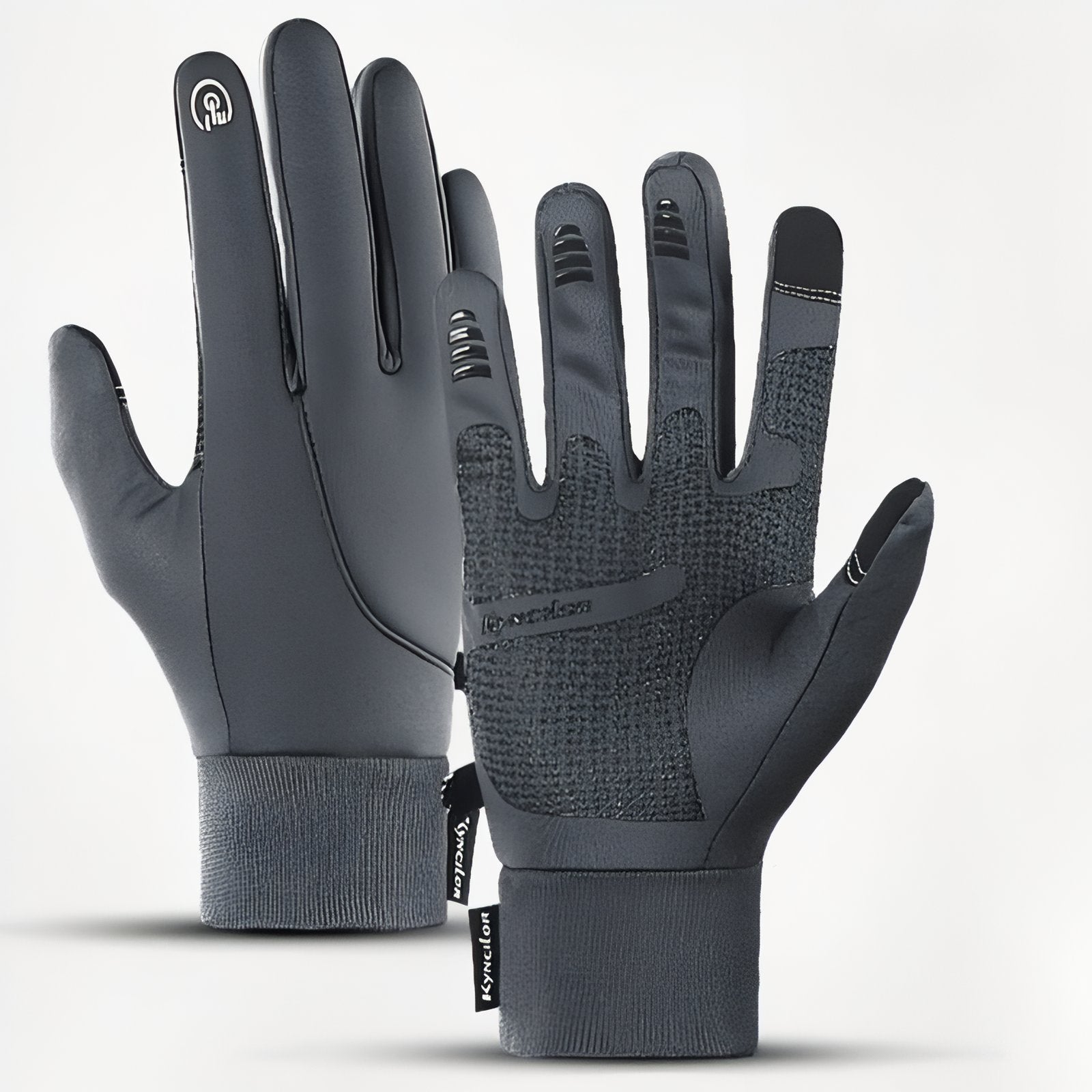 Gants Chauds Tactiles Randonnée - Gris Foncé