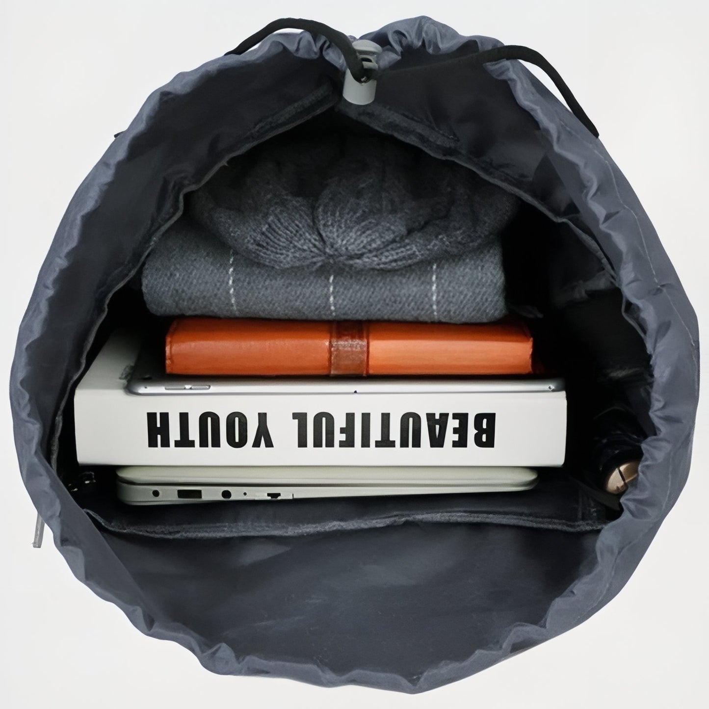 Sac à Dos Imperméable Randonnée 75L intérieur rempli d'objets - Vert Foncé - Bleu Marine - Bleu Océan - Noir