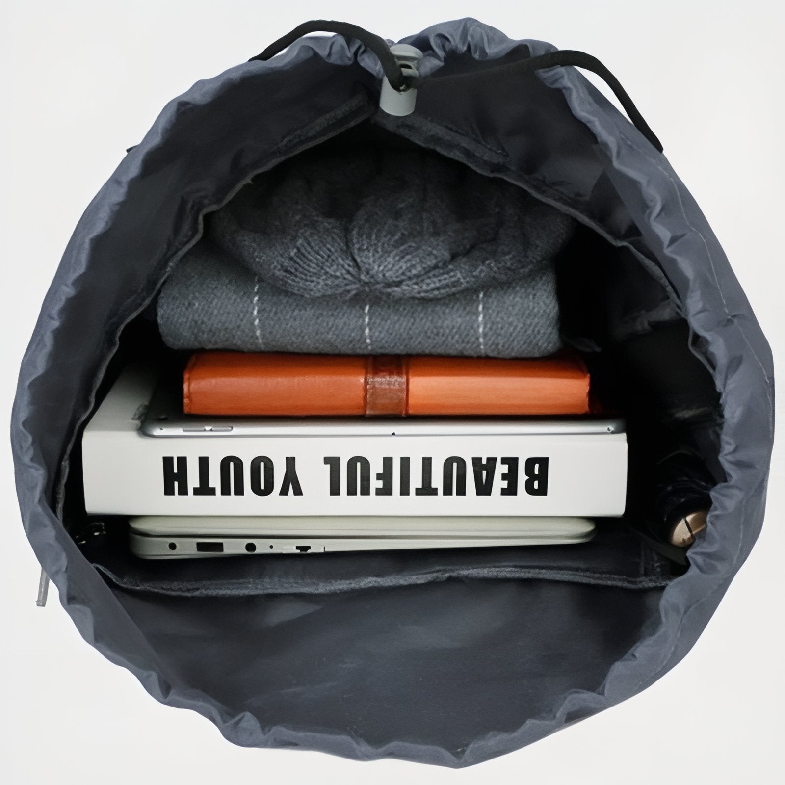 Sac à Dos Imperméable Randonnée 75L intérieur rempli d'objets - Vert Foncé - Bleu Marine - Bleu Océan - Noir